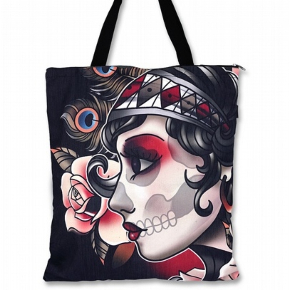 Liquor Brand Gypsy Roses Canvas Tote Bag
